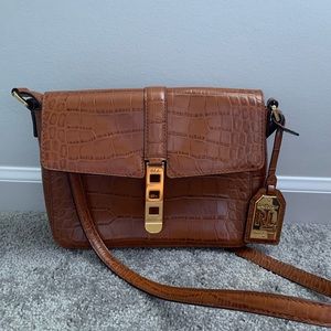 Brown Leather Ralph Lauren purse